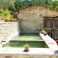 natural water pool to sit in, continuously fed by fresh mountain springs
