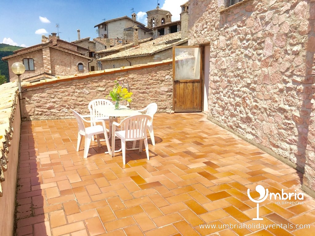 large private terrace - sun loungers available, as many as you like